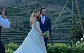 Espetacular! Bernardo Silva convenceu Rúben Dias e April Ivy a irem ao seu casamento