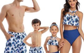 A tendência mais amorosa deste verão: fatos de banho iguais para toda a família