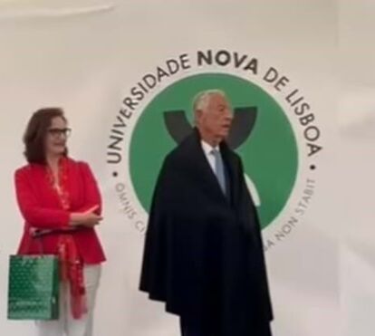 Marcelo transportado para o Hospital de Santa Cruz após desmaio em faculdade na Caparica