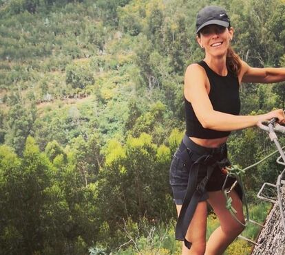 A manhã radical de Ana Guedes Rodrigues com a família