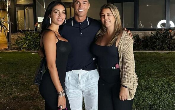 Georgina Rodriguez,  Cristiano Ronaldo e Flávia Moreira 