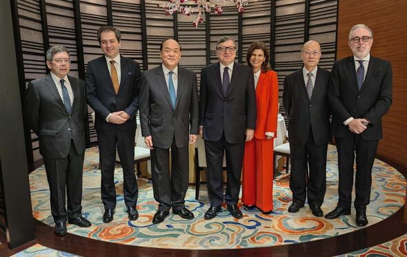 José Manuel Durão Barroso e Joana Gonçalves em Macau