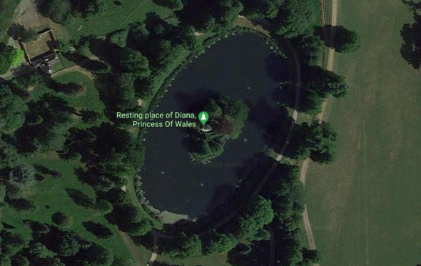 princesa diana, sepultura, althorp