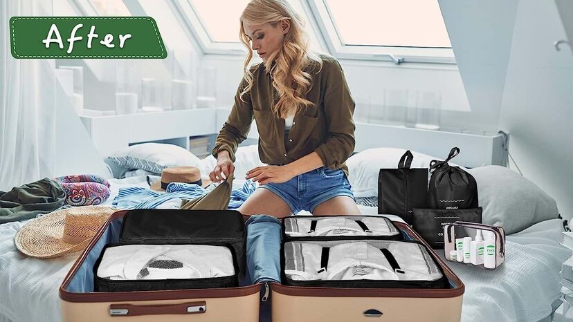 Organizador de mala de viagem 