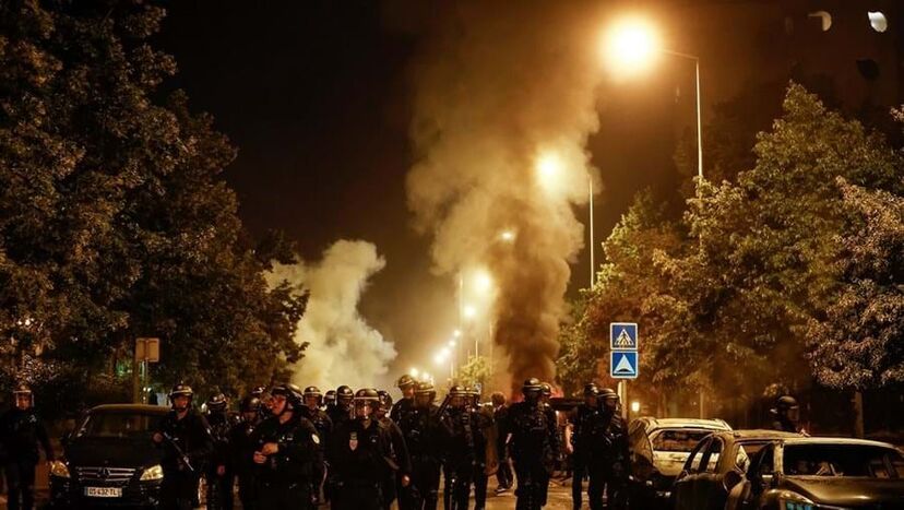 Protestos, França