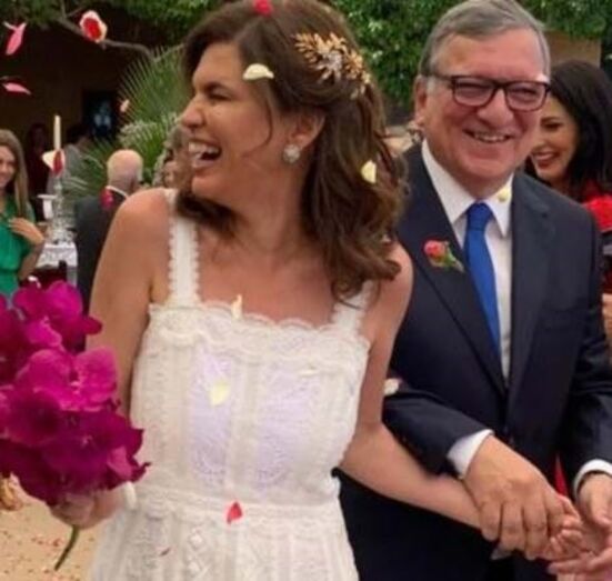 Joana Gonçalves e José Manuel Durão Barroso 
