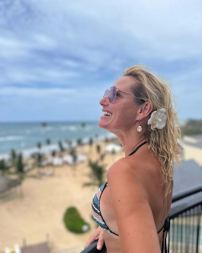 Fernanda Serrano, férias em Punta Cana