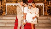 Vítor Baía, Andreia Santos, Rodrigo, Matilde, batizado