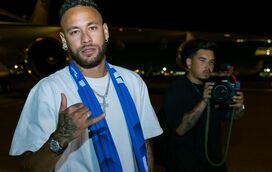 Neymar rendido aos encantos do cavalo lusitano