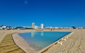 Figueira da Foz tem duas novas piscinas de água salgada aquecida à sua espera e vão funcionar "enquanto houver verão"