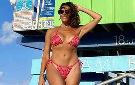 De férias na Florida, Catarina Furtado escapa ao furacão Idália