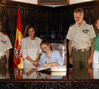 A vida de plebeia da princesa Leonor no exército: sem privilégios mas com proteção de privacidade