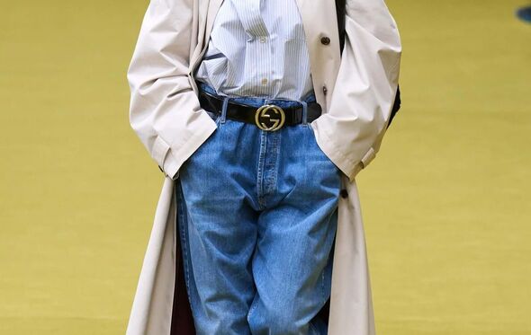 Jeans de perna larga