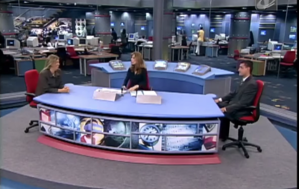 Marco foi recebido por Manuela Moura Guedes
