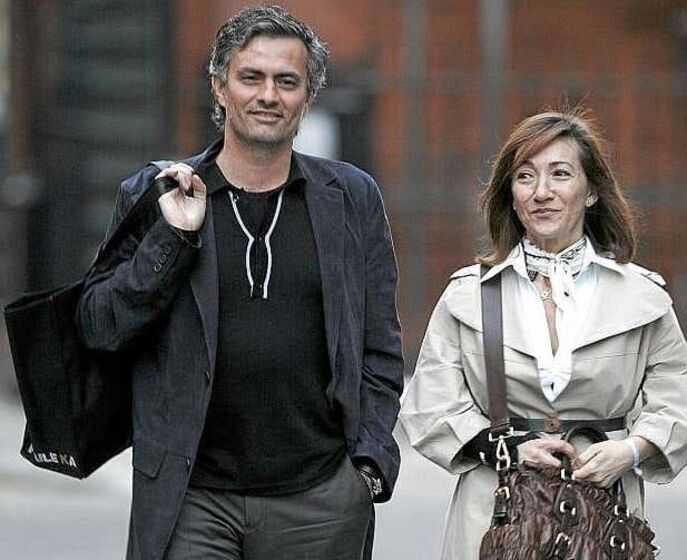 José Mourinho e a mulher
