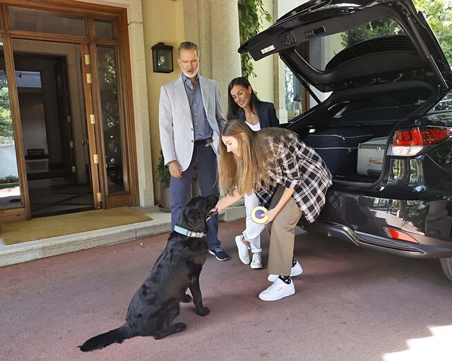 rei felipe vi, rainha letizia, infanta Sofia, Jan