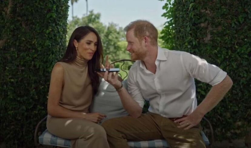 Meghan Markle e o príncipe Harry