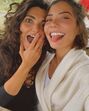 Carolina Carvalho e a mãe