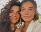 Carolina Carvalho e a mãe