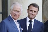 Rei Carlos III, rainha Camilla, Emanuelle Macron e Brigitte Macron 
