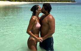 Amor no paraíso! Isabel Figueira partilha momentos da 'lua-de-mel' com o filho milionário do antigo selecionador nacional