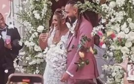 As imagens do casamento de Fradique, dos Calema, e Márcia Delgado