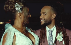 Animação e romantismo. Fradique, dos Calema, casa-se com Márcia Delgado