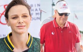 Alberto II desiste de viagem com Charlene à ultima hora e é fotografado nas ruas do Mónaco