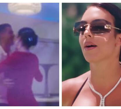 Tanto luxo! Georgina Rodríguez no videoclipe de Sebastián Yatra... e Cristiano Ronaldo também lá está