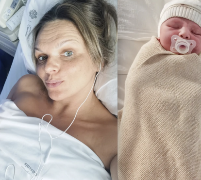 Joana Câncio voltou a dar à luz e já tem o bebé nos braços