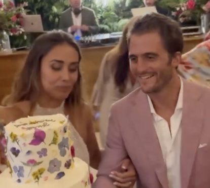 Este é o bolo dos noivos Tiago Teotónio Pereira e Rita Patrocínio