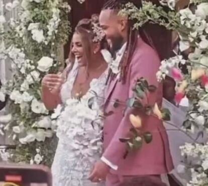 As imagens do casamento de Fradique, dos Calema, e Márcia Delgado