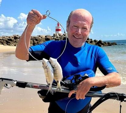 Para além de brilhar nos ecrãs, Luís Esparteiro é também craque... na pesca