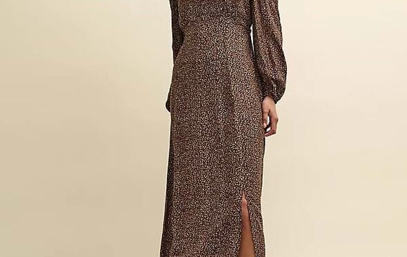 Vestido animal print