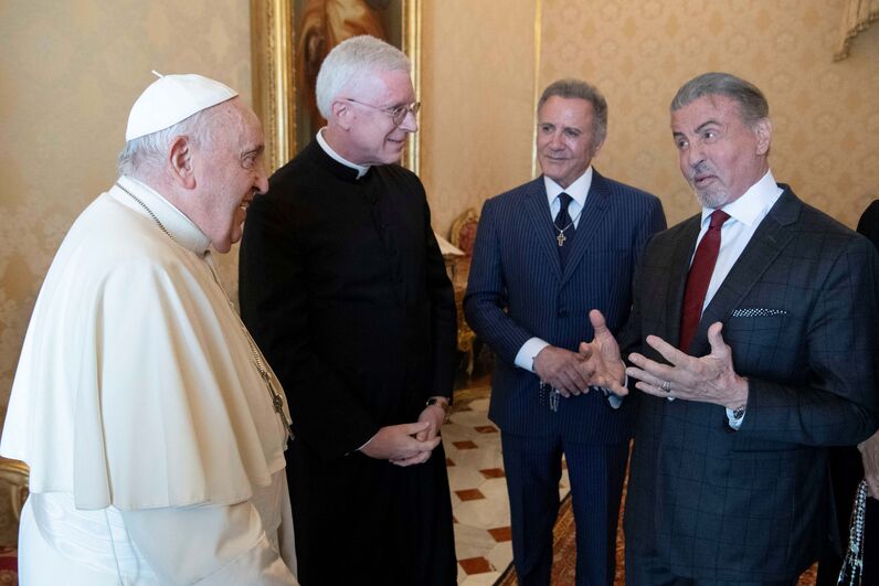 Papa Franscisco, Sylvester Stallone