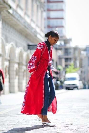 Vestidos de verão no outono