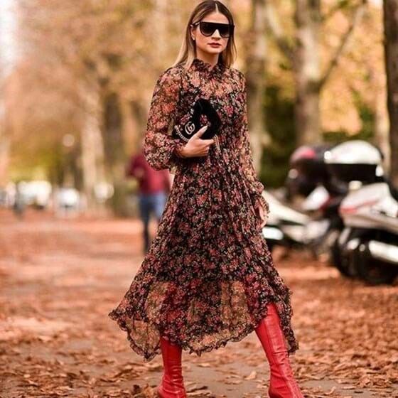 Vestidos de verão no outono