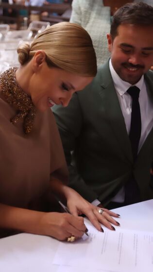 Cristina Ferreira, casamento do afilhado