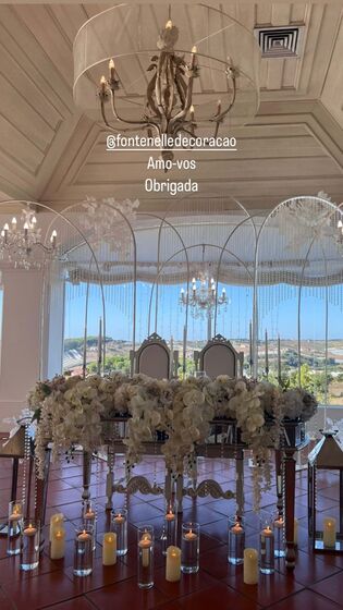 Cristina Ferreira, casamento do afilhado
