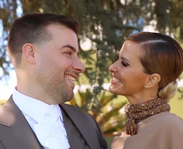 Cristina Ferreira, casamento do afilhado