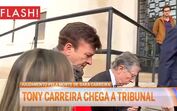 Tony Carreira chegou ao Tribunal de Santarém e falou aos jornalistas