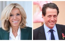 Brigitte Macron não resiste aos encantos de Hugh Grant