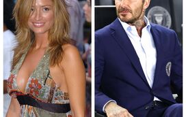 Rebecca Loos diz que viu David Beckham na cama com modelo... quando tinha Victoria ao telefone à procura dele