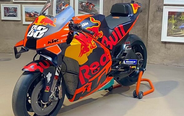 A moto de Miguel Oliveira