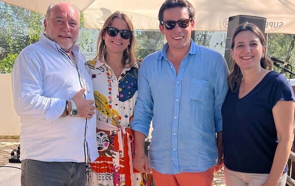 Maria Francisca de Bragança e o marido, Duarte Martins