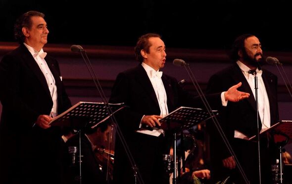 Os três tenores: Domingo, Carreras e Pavarotti
