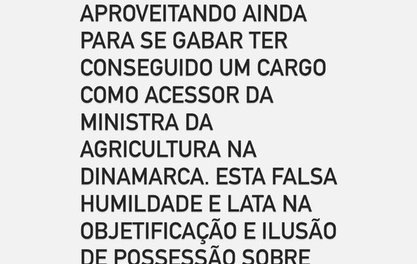 Margarida Bakker, revolta, ex-namorado