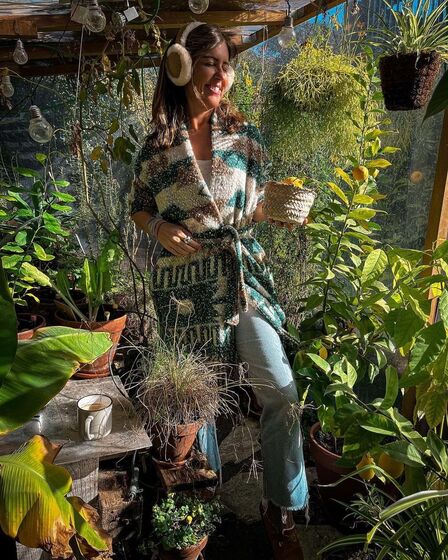 Casacos de malha compridos