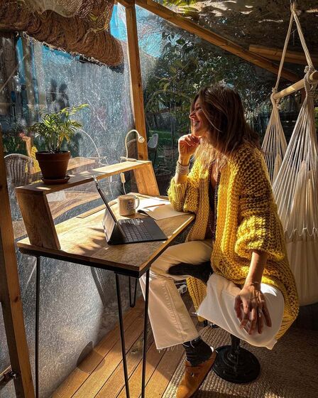 Casacos de malha compridos