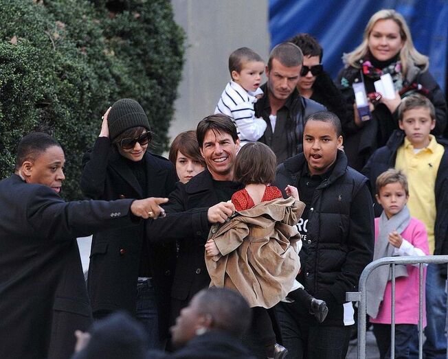 Tom Cruise, Victoria Beckham, David Beckham